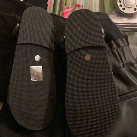 Sandro Helga Black Rope Sandals - Picture 3 of 6